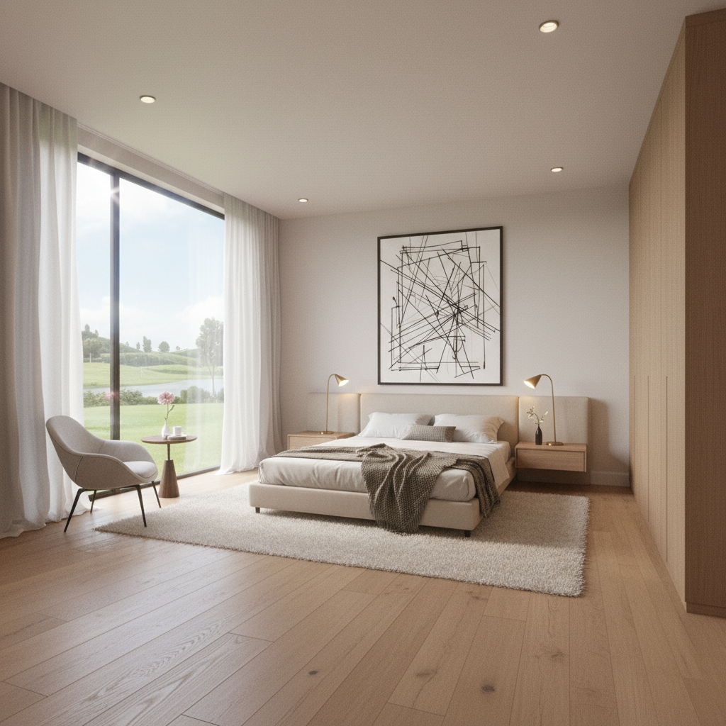Elegant Bedroom 3D Render - Prime De Signs Surabaya